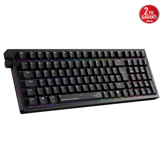 Asus ROG Strix Morph 96 WL Mekanik Oyuncu Klavyesi - Kablosuz, NX V2 Switch, RGB, %96 Layout, TR Q, ABS Tuşlar