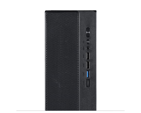 Frisby FC-S6315B 300W Slim Bilgisayar Kasası - Mini ITX, 1x USB 3.0, 3x USB 2.0, 1x 80mm Fan, 4x PCI, Siyah Renk
