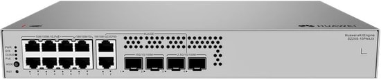 Huawei eKitEngine S220S-10PN4JX 10 Port Gigabit PoE Switch - Yönetilebilir, 128W PoE, 2x10G SFP+, 2x2.5G SFP Uplink