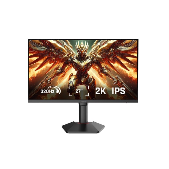 Koorui G2721E 27" 320Hz 1ms 2K QHD IPS Oyuncu Monitörü - FreeSync, Pivot, VESA, DP, HDMI, 2560x1440, Gaming Monitör
