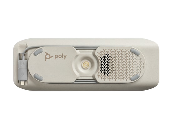 HP Poly Sync 40+ USB-A USB-C Ses Konferans Cihazı (772C5AA) - BT700A Adaptör, 30 Saat Pil Ömrü, Bluetooth, Gümüş