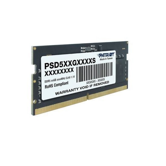 Patriot Signature Line 32GB 5600MHz DDR5 SODIMM Notebook RAM (PSD532G56002S) - CL46, 1.1V, Single Kit Bellek Modülü
