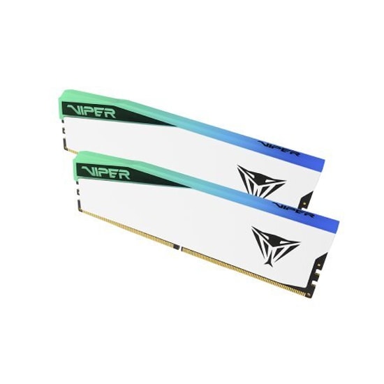 Patriot Viper Elite 5 RGB 96GB (2x48GB) DDR5 6000MHz Ram PVER596G60C42KW - CL42, Beyaz Gaming Bellek Kiti