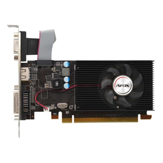 Afox Radeon R5 230 1GB DDR3 64Bit Ekran Kartı (AFR5230-1024D3L5) - AMD GPU, HDMI, DVI, VGA, DX11, Tek Fanlı