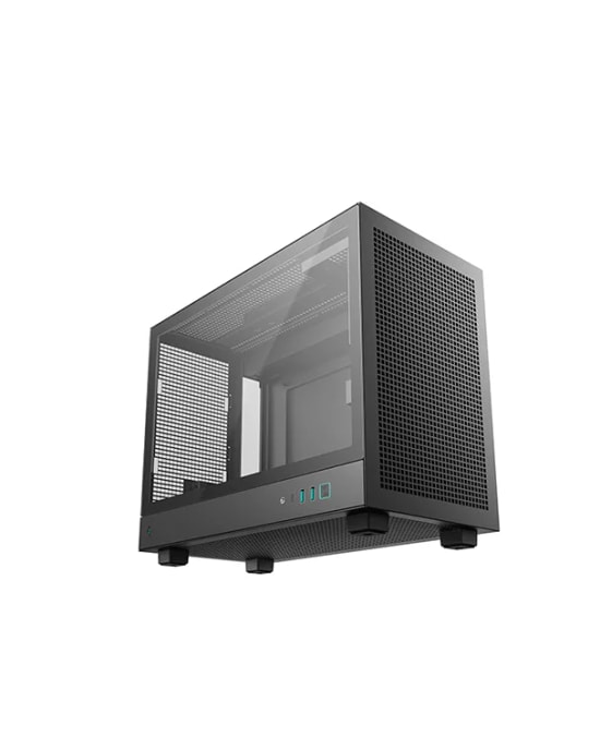 DeepCool CH160-PLUS Siyah MicroATX Kasa - 240mm Radyatör Desteği, 342mm GPU Alanı, Kompakt Tasarım, Yüksek Hava Akışı