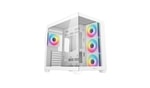 DeepCool CG530-4F-WH Beyaz Mid-Tower ATX Oyuncu Kasa - 4x ARGB Fan, Temperli Cam, 360mm Radyatör Desteği, Geniş İç Hacim