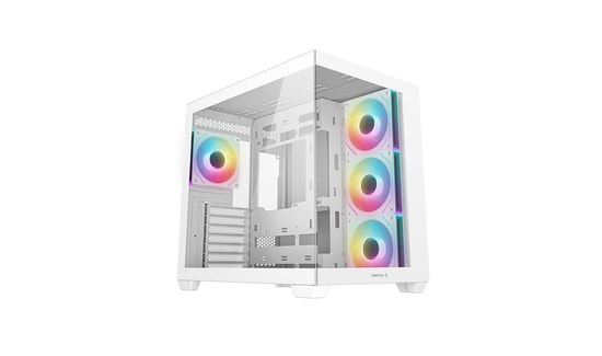 DeepCool CG530-4F-WH Beyaz Mid-Tower ATX Oyuncu Kasa - 4x ARGB Fan, Temperli Cam, 360mm Radyatör Desteği, Geniş İç Hacim