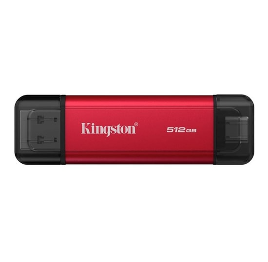 Kingston XS1000 2TB Taşınabilir SSD (SXS1000/2000G) - USB 3.2 Gen 2, 1050MB/s Okuma, 1000MB/s Yazma, Siyah Gövde
