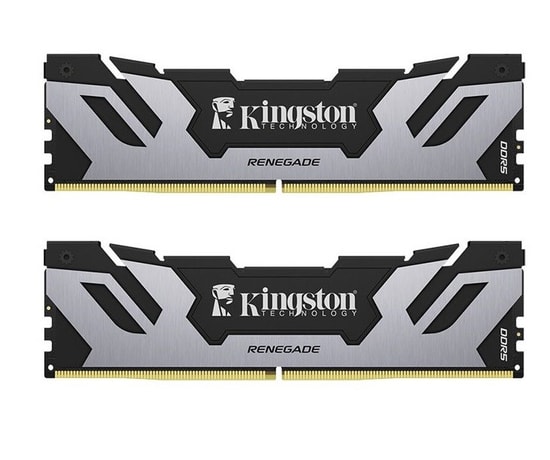 Kingston Fury Renegade 32GB (2x16GB) 8000MHz DDR5 RAM (KF580C38RSK2/32TR) - CL38, XMP & EXPO, Gümüş Kiti