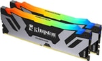 Kingston Fury Renegade RGB 32GB (2x16GB) 8000MHz DDR5 RAM (KF580C38RSAK2/32TR) - CL38, XMP & EXPO, Gümüş Kiti