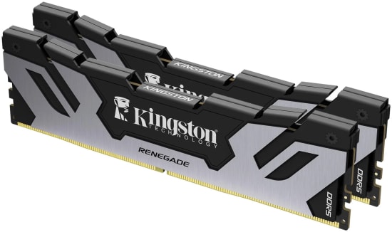 Kingston Fury Renegade 32GB (2x16GB) 7200MHz DDR5 RAM (KF572C38RSK2/32TR) - CL38, Gümüş Siyah, XMP Oyuncu Bellek
