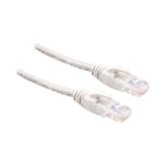 Uranium CAT6 Beyaz Patch Kablo 1M (1 MT LZSH BEYAZ) - 26AWG, LSZH, UTP, 250MHz Yüksek Hızlı Network Data Kablosu