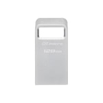 Kingston DataTraveler Micro 128GB USB 3.2 Gen 1 Flash Bellek (DTMC3G2/128GB) - 200MB/s Okuma, Metal Tasarım