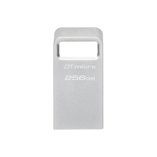 Kingston DataTraveler Micro 256GB USB 3.2 Gen 1 Flash Bellek (DTMC3G2/256GB) - 200MB/s Okuma, Metal Tasarım