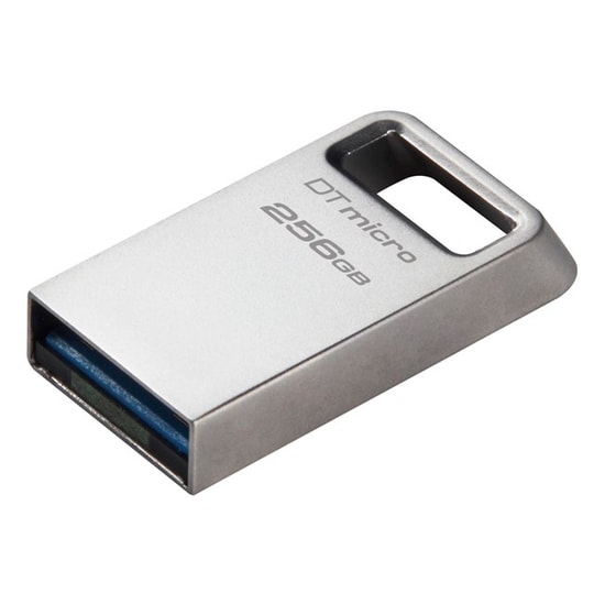 Kingston DataTraveler Micro 256GB USB 3.2 Gen 1 Flash Bellek (DTMC3G2/256GB) - 200MB/s Okuma, Metal Tasarım