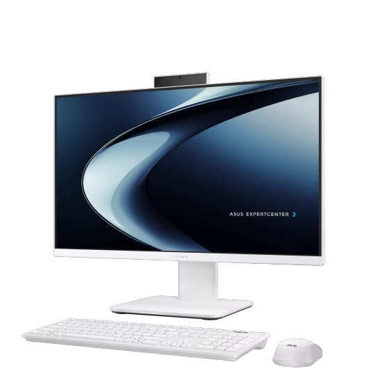 Asus P440VAT-C516512W0D 23.8" FHD All-in-One PC - Intel Core 5-210H, 16GB RAM, 512GB SSD, FreeDOS, Beyaz, Dokunmatik