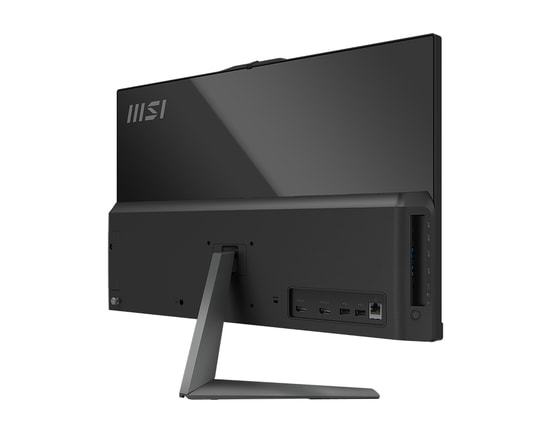 MSI Modern AM242 24" FHD AIO PC (1M-2268XEU) - Intel Core 5 120U, 8GB DDR5, 512GB SSD, FreeDOS, Siyah Bilgisayar