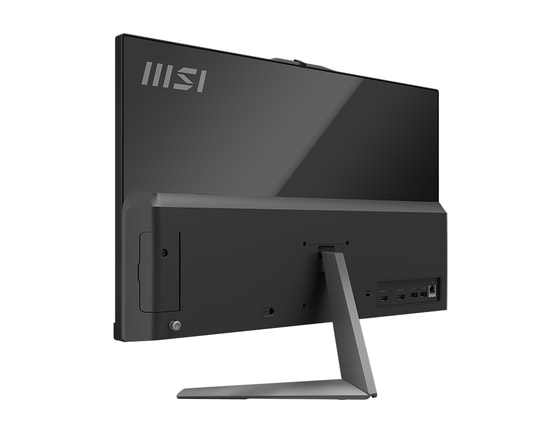 MSI Modern AM242 24" FHD AIO PC (1M-2268XEU) - Intel Core 5 120U, 8GB DDR5, 512GB SSD, FreeDOS, Siyah Bilgisayar