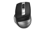 A4 Tech FB35CS-GREY Gri Kablosuz Optik Mouse - 2400 DPI, Bluetooth ve 2.4G Nano, Şarjlı, 6 Tuşlu, Ergonomik Tasarım