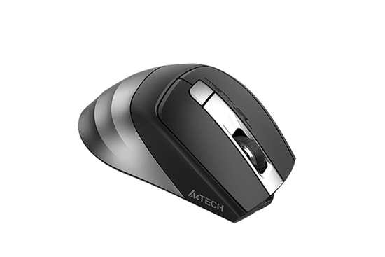 A4 Tech FB35CS-GREY Gri Kablosuz Optik Mouse - 2400 DPI, Bluetooth ve 2.4G Nano, Şarjlı, 6 Tuşlu, Ergonomik Tasarım