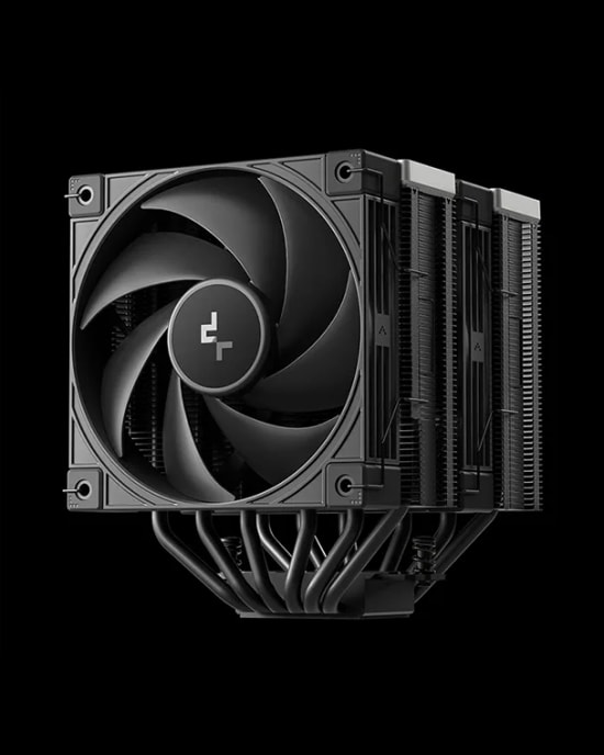 DeepCool AK620 DIGITAL NYX İşlemci Hava Soğutucu - Çift 120mm PWM Fan, Dijital Ekran, Intel-AMD Uyumlu