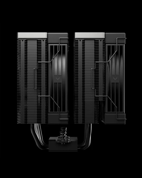 DeepCool AK620 DIGITAL NYX İşlemci Hava Soğutucu - Çift 120mm PWM Fan, Dijital Ekran, Intel-AMD Uyumlu