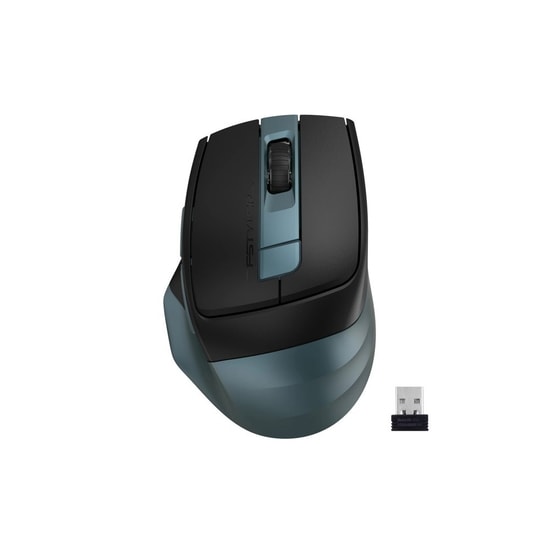 A4 Tech FB35CS-GREEN Yeşil Kablosuz Optik Mouse - 2400 DPI, BT ve 2.4G Nano, Şarjlı, 6 Tuşlu, Ergonomik Tasarım