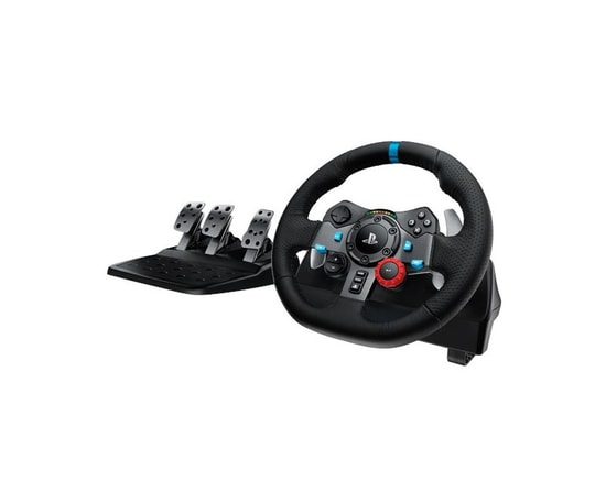 Logitech G29 Driving Force Yarış Direksiyonu (941-000112) - PS5, PS4, PC Uyumlu, 900 Derece Dönüş, Deri Simit