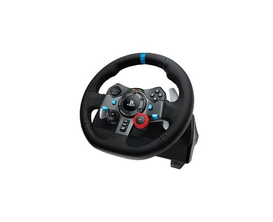 Logitech G29 Driving Force Yarış Direksiyonu (941-000112) - PS5, PS4, PC Uyumlu, 900 Derece Dönüş, Deri Simit