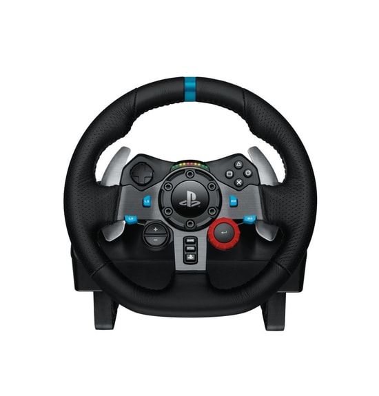 Logitech G29 Driving Force Yarış Direksiyonu (941-000112) - PS5, PS4, PC Uyumlu, 900 Derece Dönüş, Deri Simit
