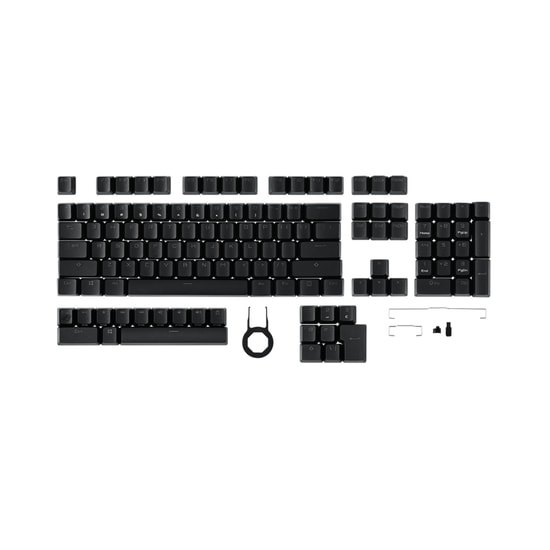 ASUS AC03 ROG PBT Keycap Set (90MP02H0-BKUA00) - Q Türkçe Klavye Tuş Takımı, Dayanıklı PBT Yapı, Siyah Modeli