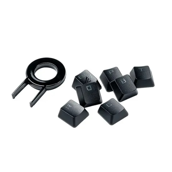 ASUS AC03 ROG PBT Keycap Set (90MP02H0-BKUA00) - Q Türkçe Klavye Tuş Takımı, Dayanıklı PBT Yapı, Siyah Modeli