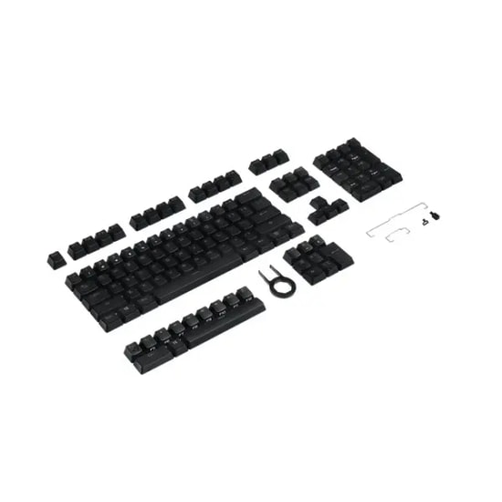 ASUS AC03 ROG PBT Keycap Set (90MP02H0-BKUA00) - Q Türkçe Klavye Tuş Takımı, Dayanıklı PBT Yapı, Siyah Modeli