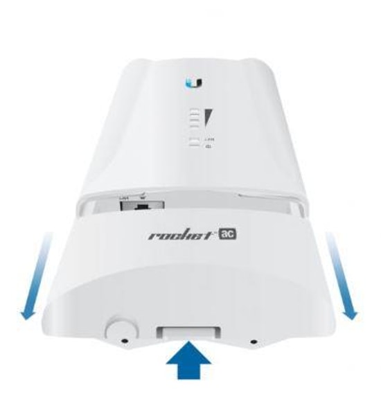 Ubiquiti RocketAC R5AC-Lite 5GHz 450Mbps Dış Ortam Access Point - 802.11ac, 1x Gigabit Port, PtP/PtMP Desteği
