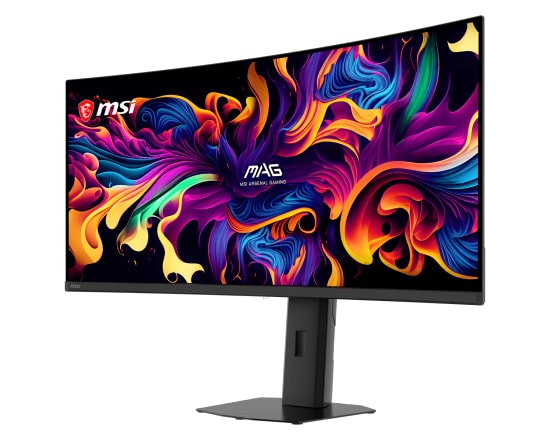 MSI MAG 341CQP QD-OLED X28 34" UWQHD 280Hz 0.03ms Curved Gaming Monitör - 3440x1440, 1800R, FreeSync Premium Pro