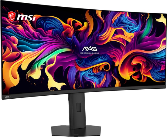 MSI MAG 341CQP QD-OLED X28 34" UWQHD 280Hz 0.03ms Curved Gaming Monitör - 3440x1440, 1800R, FreeSync Premium Pro