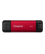 Kingston SPSD 2TB Dual USB-A/C Taşınabilir SSD (SPSD/2TB) - USB 3.2 Gen 2, 1050/950MB/s Hız, Kompakt Kırmızı Gövde