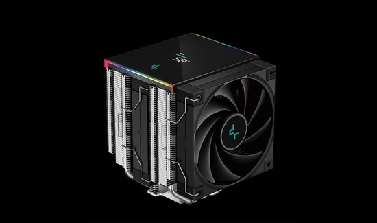 DeepCool AK620 DIGITAL SE İşlemci Soğutucu - Çift 120mm PWM Fan, Dijital Ekran, 260W TDP, Intel-AMD Uyumlu