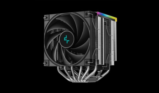 DeepCool AK620 DIGITAL SE İşlemci Soğutucu - Çift 120mm PWM Fan, Dijital Ekran, 260W TDP, Intel-AMD Uyumlu