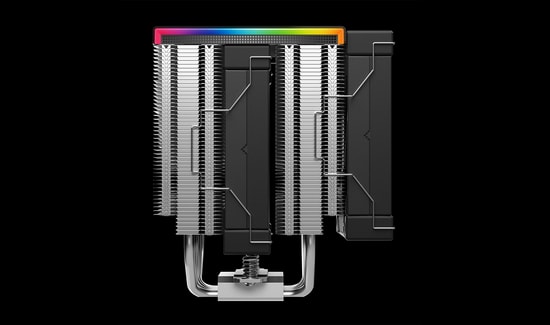 DeepCool AK620 DIGITAL SE İşlemci Soğutucu - Çift 120mm PWM Fan, Dijital Ekran, 260W TDP, Intel-AMD Uyumlu
