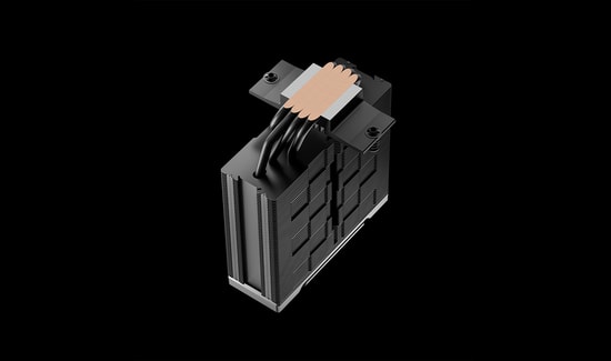 DeepCool AK400 G2 DIGITAL NYX İşlemci Hava Soğutucu - 120mm PWM Fan, Dijital Ekran, Intel ve AMD Uyumlu, Siyah Tasarım