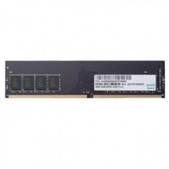 Apacer 8GB 3200MHz DDR4 CL22 Ram (EL.08G21.GSH) - 1.2V, Single Kit, Yüksek Performanslı Masaüstü Bellek Modülü