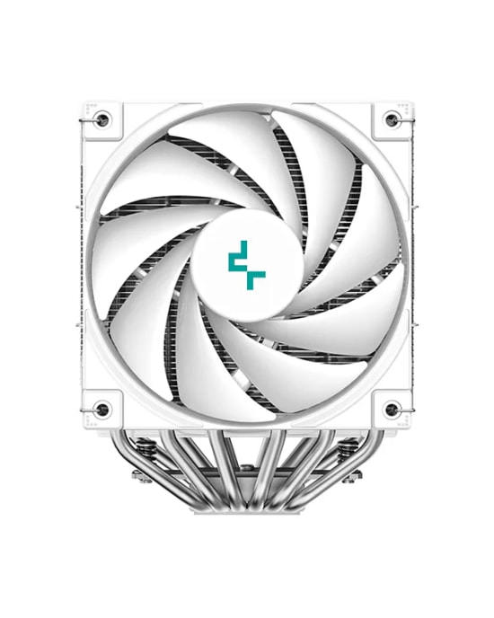 DeepCool AK620 DIGITAL SE WH Beyaz İşlemci Soğutucu - Çift 120mm PWM Fan, Dijital Ekran, Intel-AMD Uyumlu