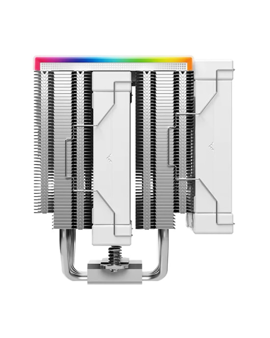 DeepCool AK620 DIGITAL SE WH Beyaz İşlemci Soğutucu - Çift 120mm PWM Fan, Dijital Ekran, Intel-AMD Uyumlu