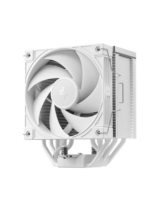 DeepCool AK700 DIGITAL NYX WH Beyaz İşlemci Soğutucu - Çift 120mm PWM Fan, Dijital Ekran, Intel-AMD Uyumlu
