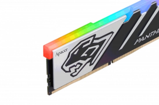 Apacer Panther RGB 16GB (1x16GB) 5200MHz CL38 DDR5 Gaming Ram (AH5U16G52C5229BAA-1) - Alüminyum Soğutucu Masaüstü Bellek