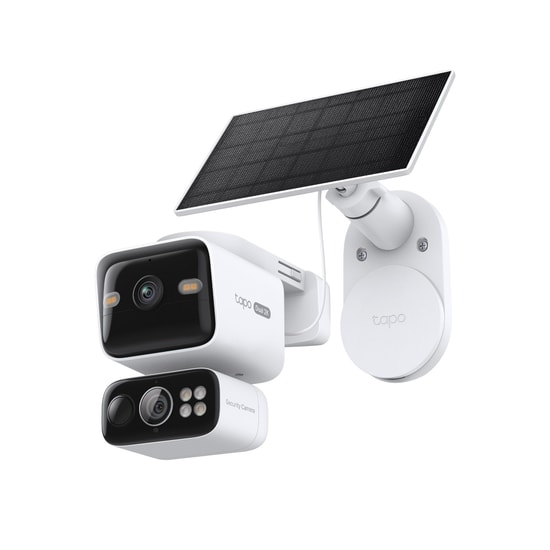 TP-Link Tapo C645D KIT 2K 3MP Güneş Enerjili Çift Lensli Wi-Fi Güvenlik Kamerası - 360 Derece, Akıllı Gece Görüşü