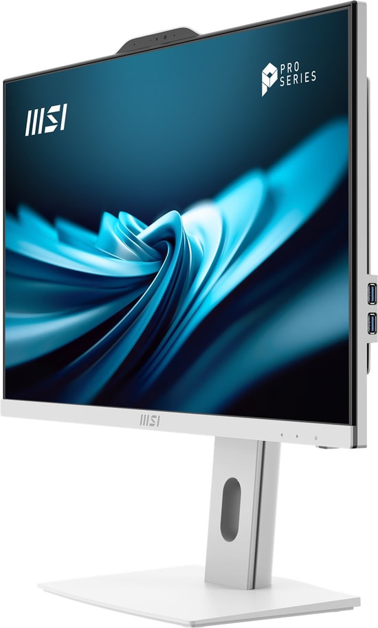 MSI PRO AP242P 14M-1201EU 23.8" FHD AIO PC - Intel i5-14400, 16GB DDR5, 512GB SSD, FreeDOS, Beyaz Bilgisayar