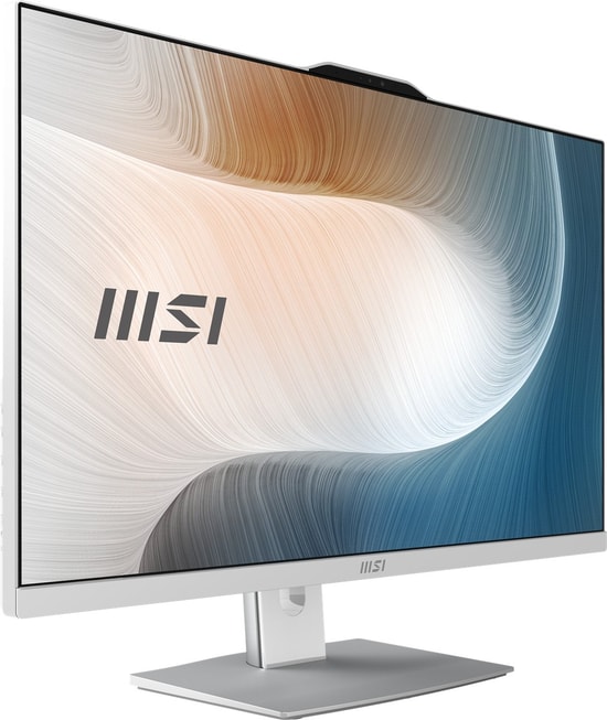MSI Modern AM272P 27" FHD All-in-One PC (1M-1294XEU) - Intel Core 5 120U, 16GB DDR5, 512GB SSD, FreeDOS, Beyaz