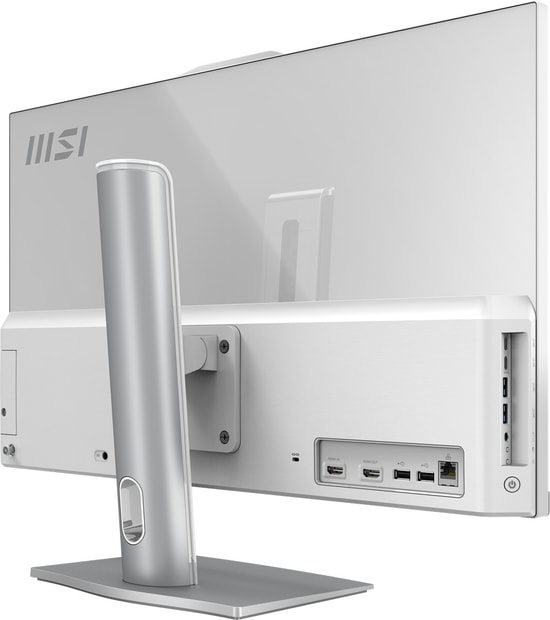 MSI Modern AM272P 27" FHD All-in-One PC (1M-1294XEU) - Intel Core 5 120U, 16GB DDR5, 512GB SSD, FreeDOS, Beyaz